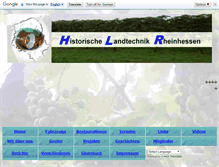 Tablet Screenshot of historische-landtechnik-rheinhessen.de